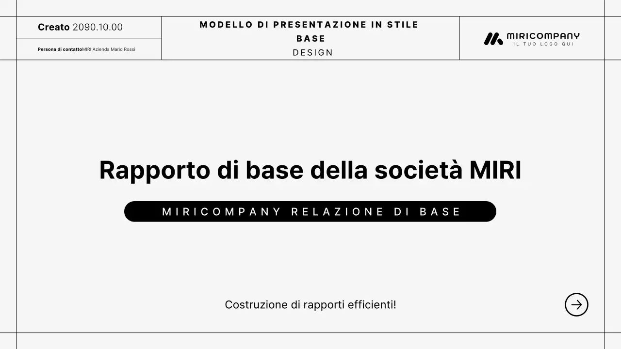 Rapporto nero semplice Descrizione