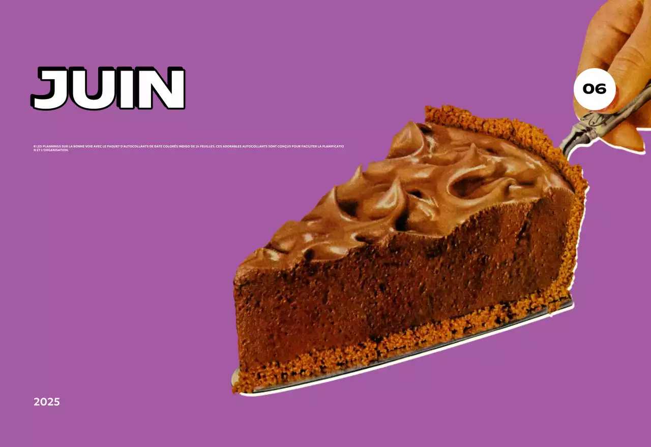 Calendriers colorés avec une variété d'illustrations rétro