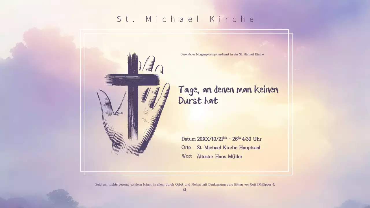 Mauve Einfache Gebetsanleitung