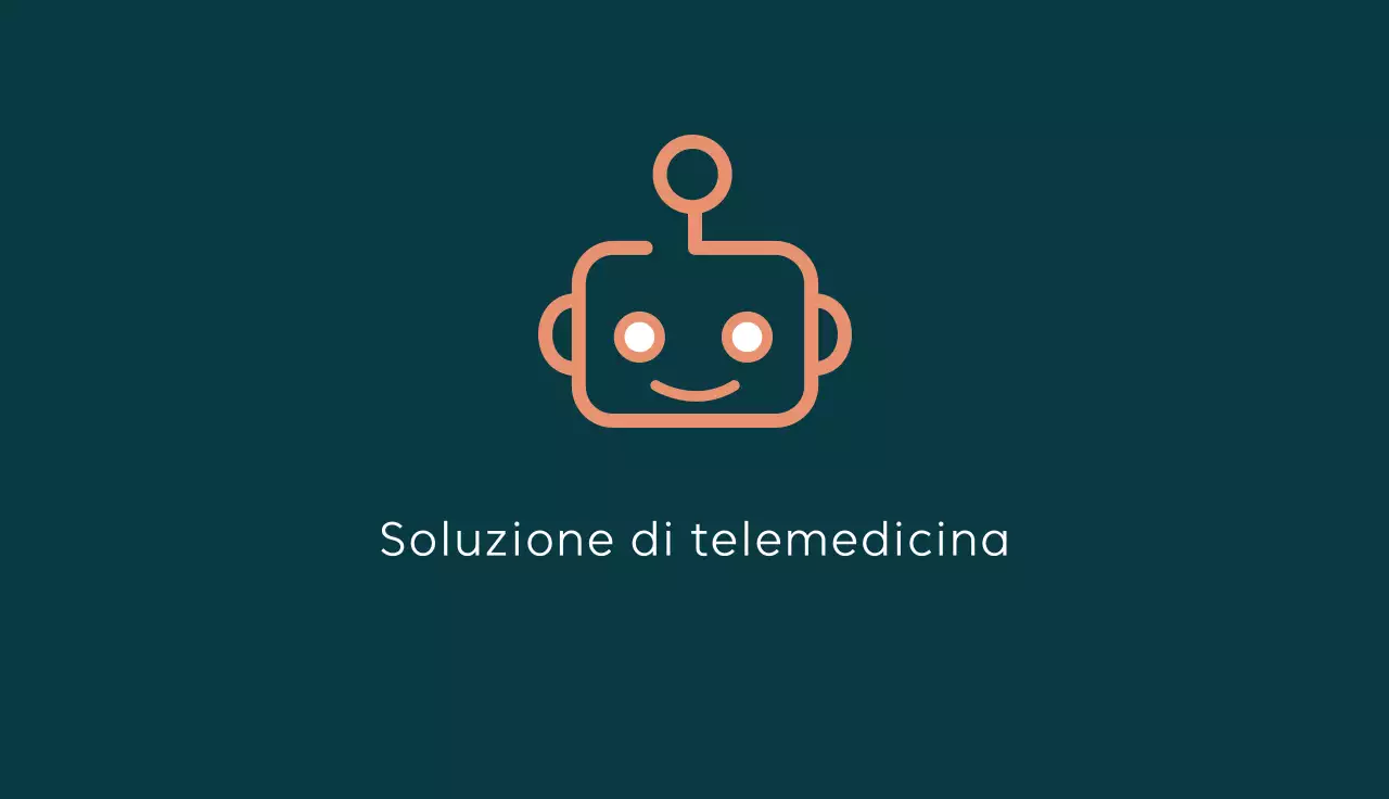 scheda di telemedicina moderna bianca