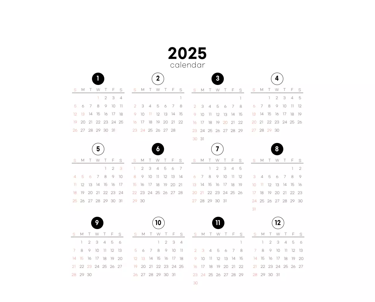 ホワイトトーンのシンプルなコーヒー写真カフェ用卓上カレンダー