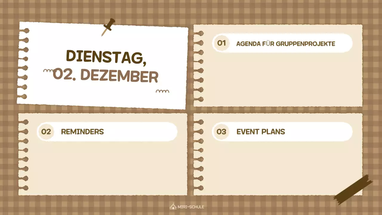 beige vintage class agenda