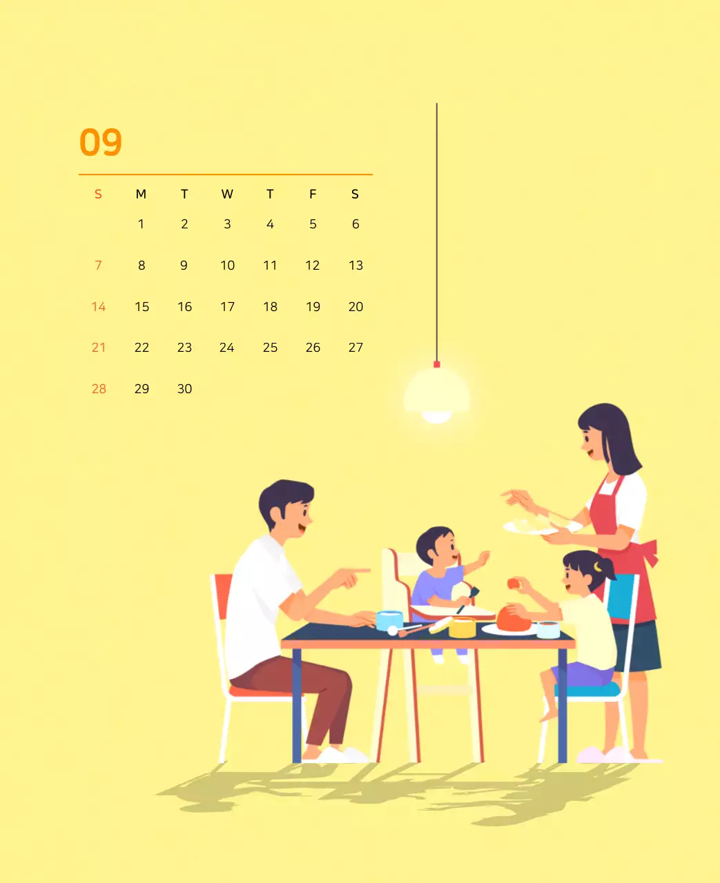 Concetto di illustrazione di famiglia multicolore