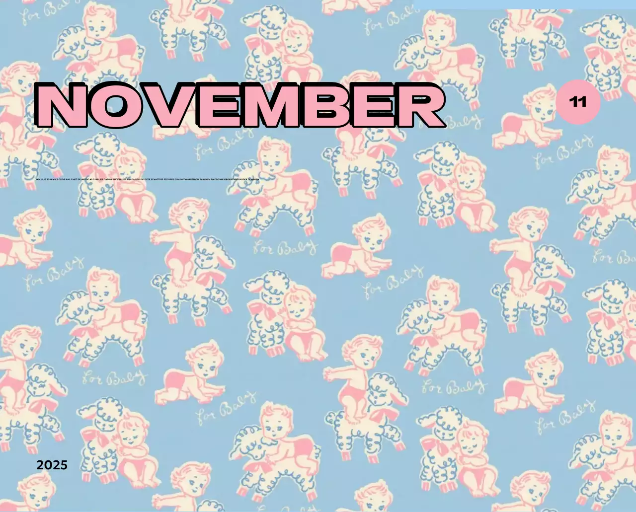 Kleurrijke kalenders met verschillende retro-illustraties