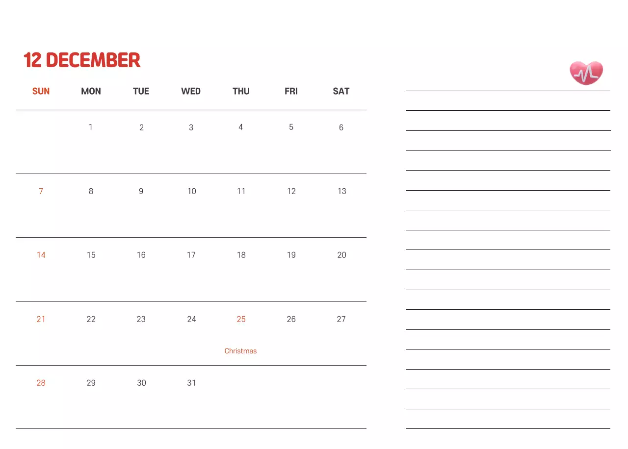 A holiday hospital with health and family themed illustrations and colorful accents