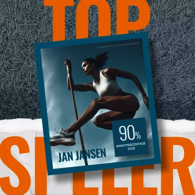 teal oranje modern top speler informatie