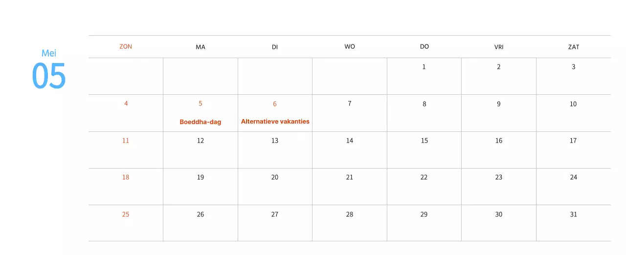 Nieuwjaarskalender met een warme geïllustreerde uitstraling