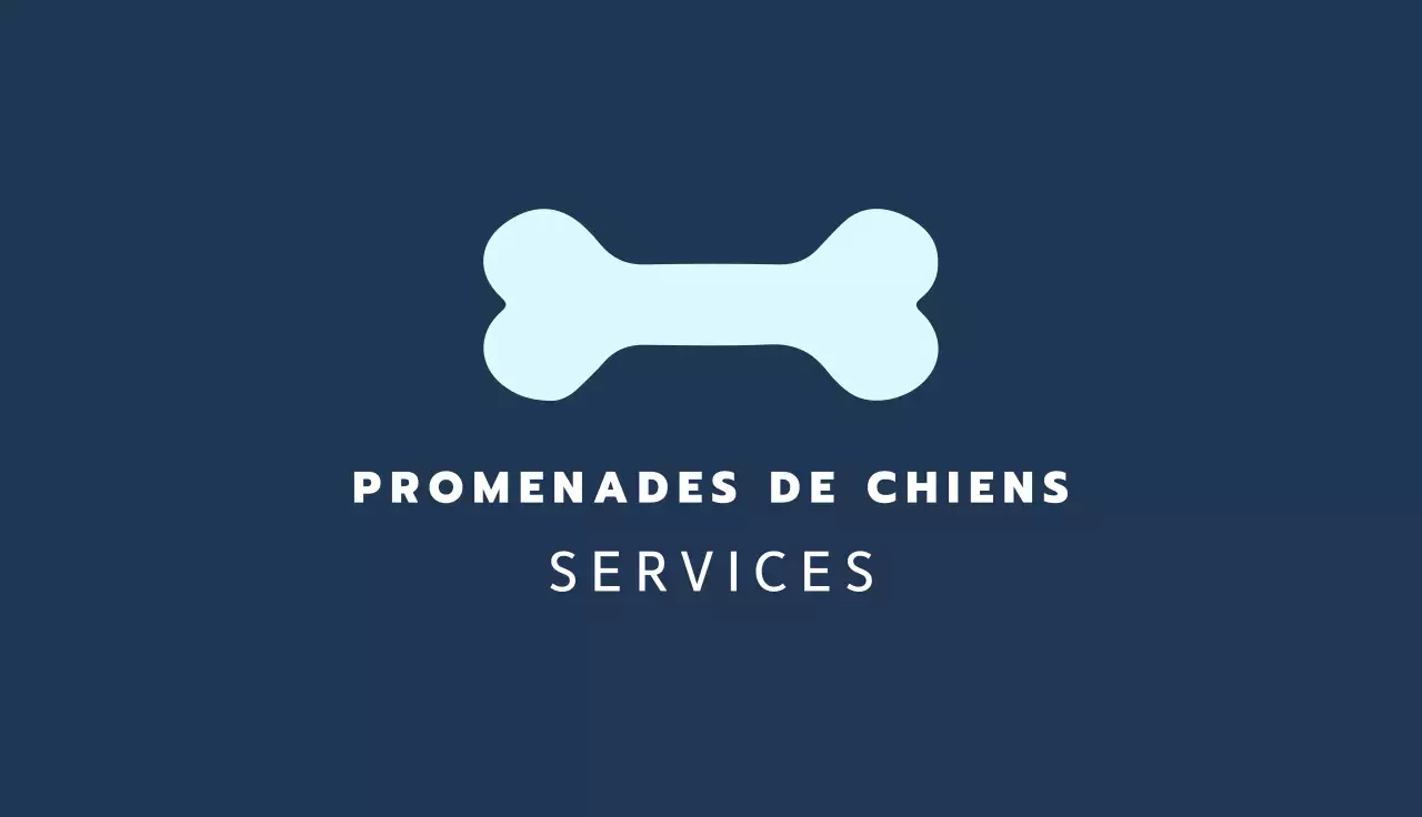 carte de visite minimaliste bleue