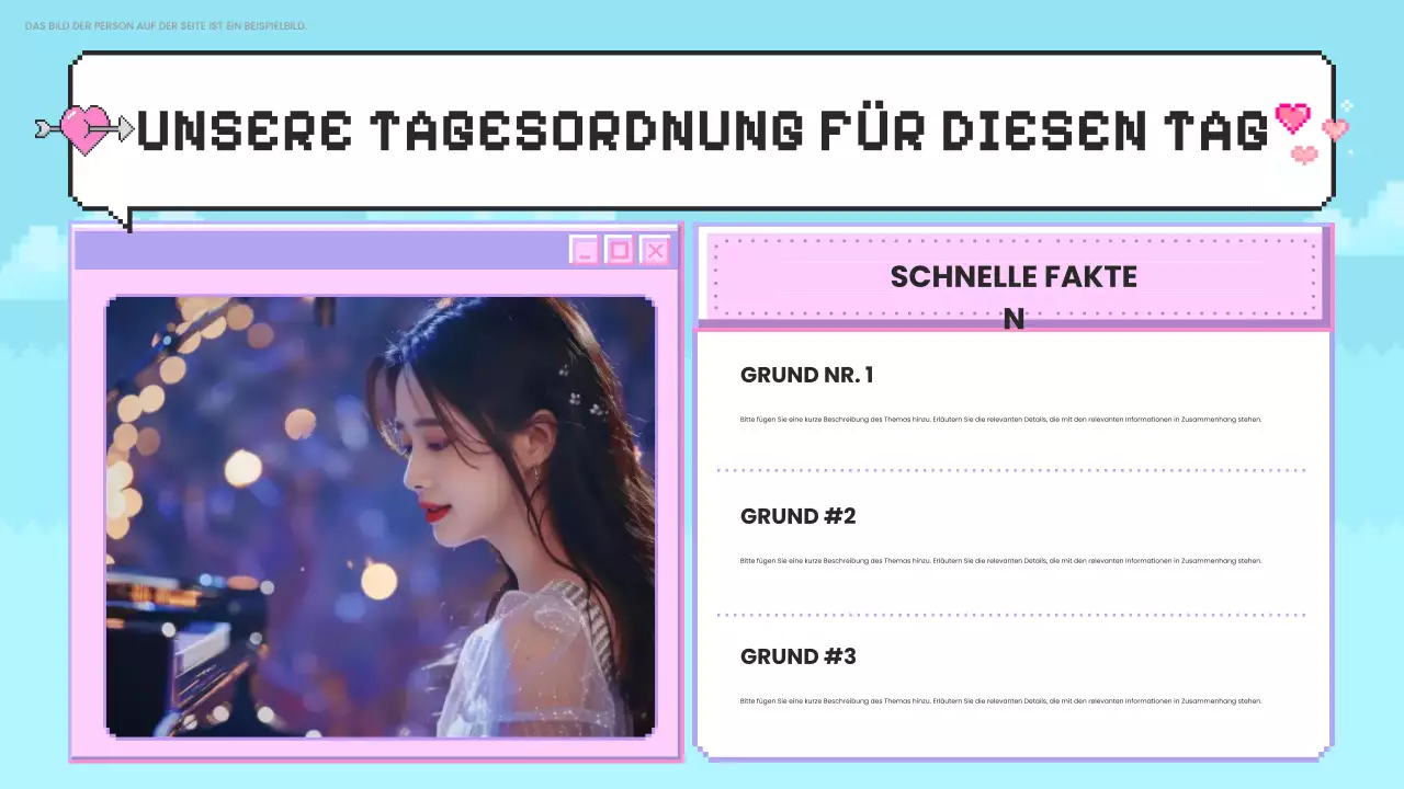 rosa Retro-Charme-Aktion