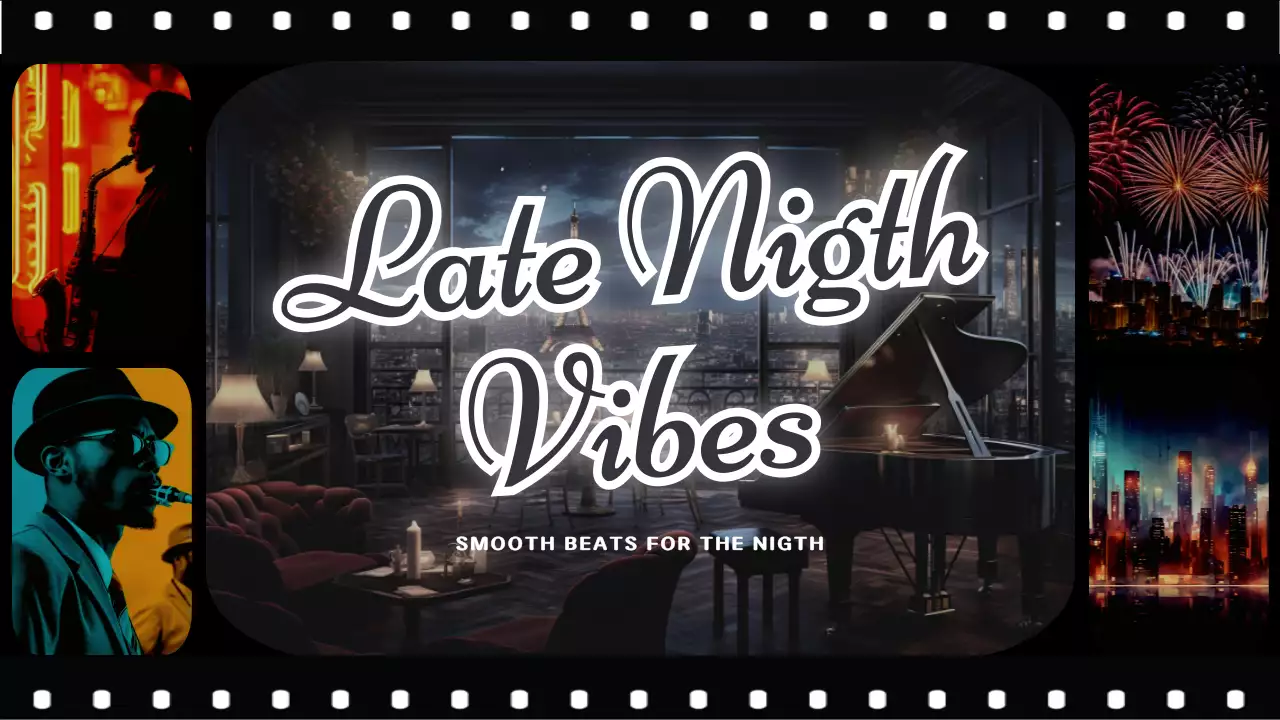 Black Retro Music Playlist YouTube Thumbnail