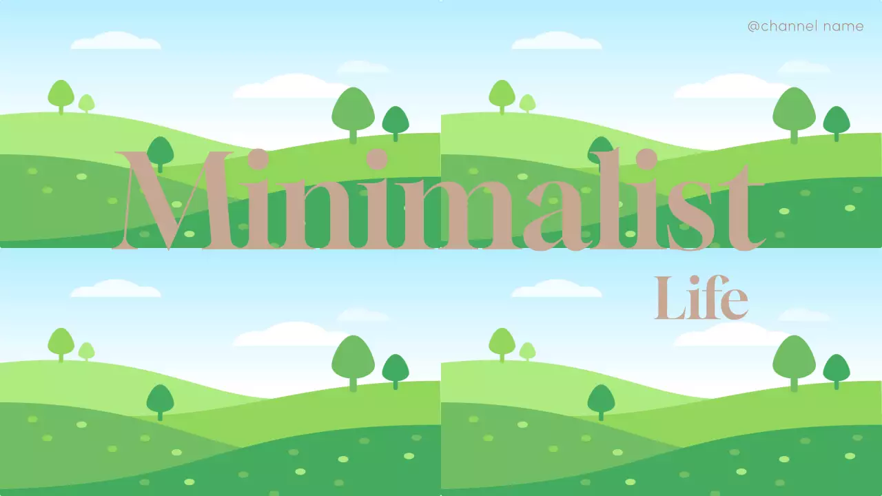 Beige Minimalist Lifestyle Guide YouTube Thumbnail