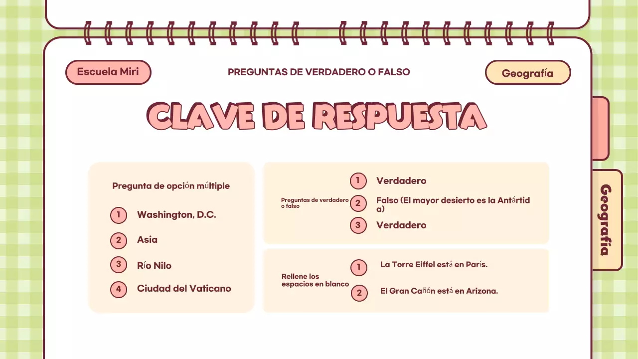 Pink Playful Quiz Time Presentación en clase