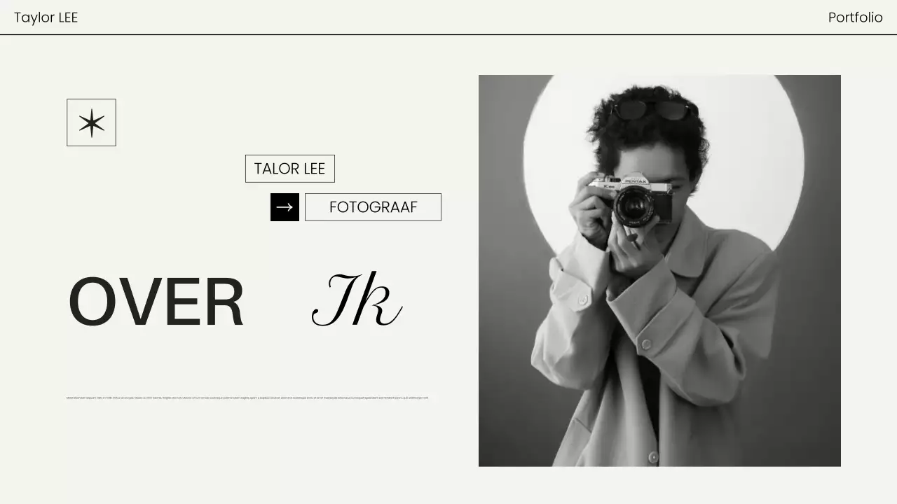 portfolio zwarte moderne fotografie