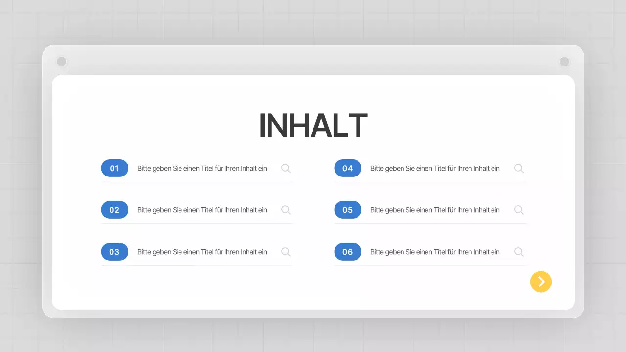 Ein grauer, sauberer Geschäftsplan