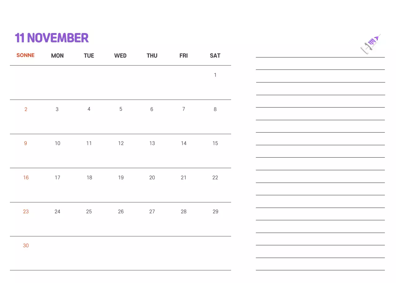 Ein festliches Krankenhaus mit Illustrationen zum Thema Gesundheit und Familie und farbenfrohen Akzenten