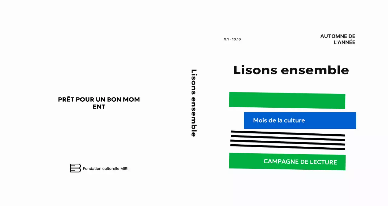 Promouvoir une campagne de lecture minimaliste