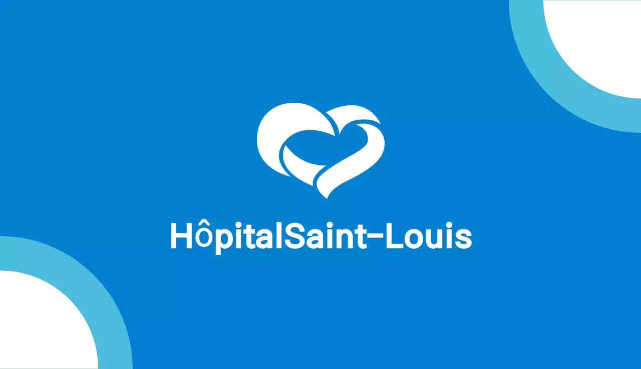 carte de visite minimale bleue