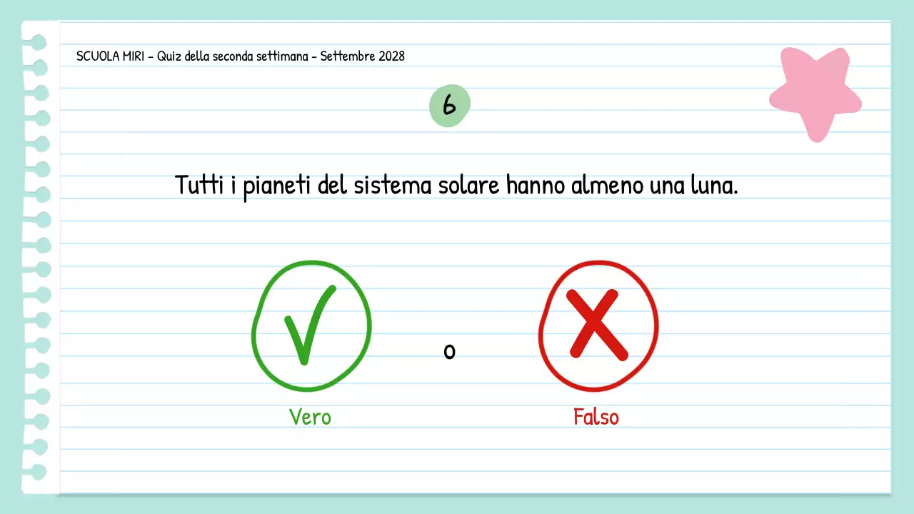 Quiz di scienze