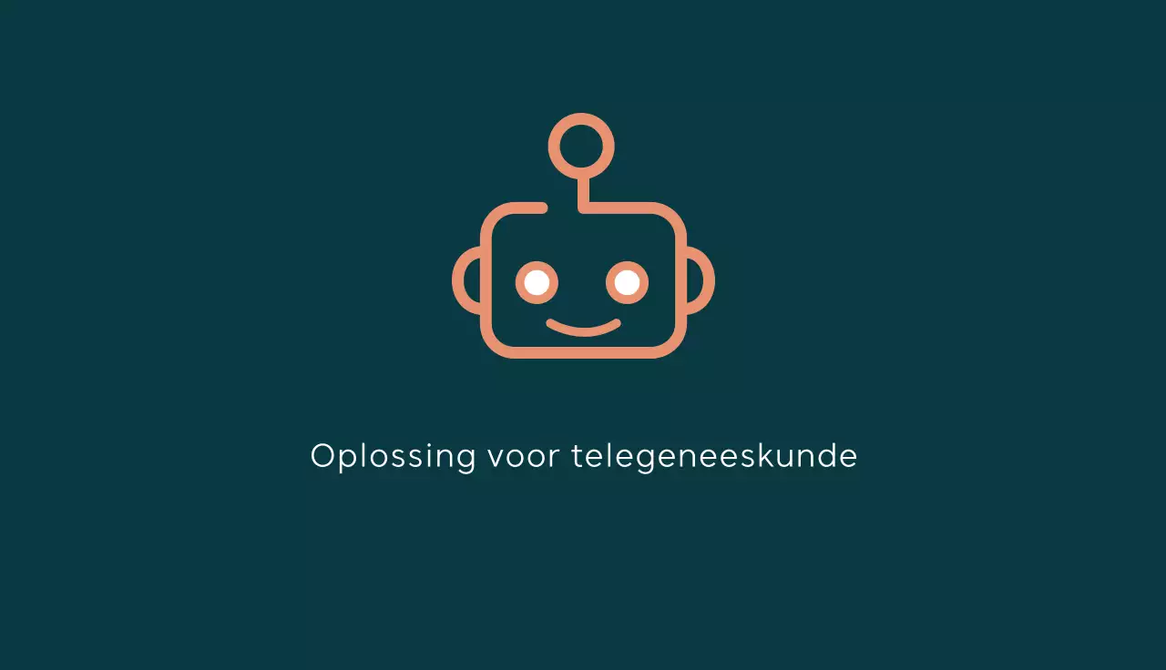 witte moderne telegeneeskunde kaart