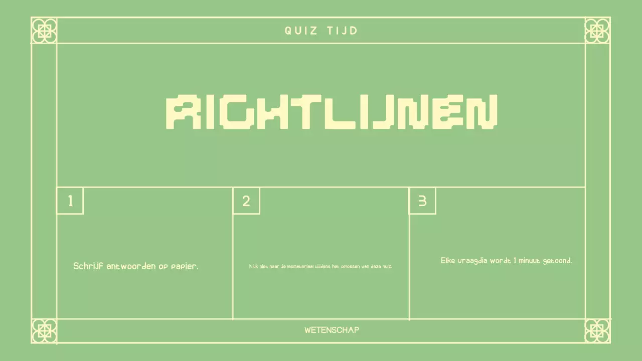 Schattige Roze Oosterse Quiz Layout