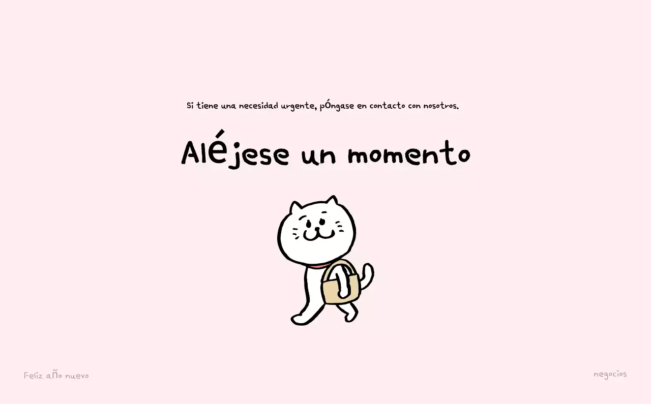 Calendario diario en marfil