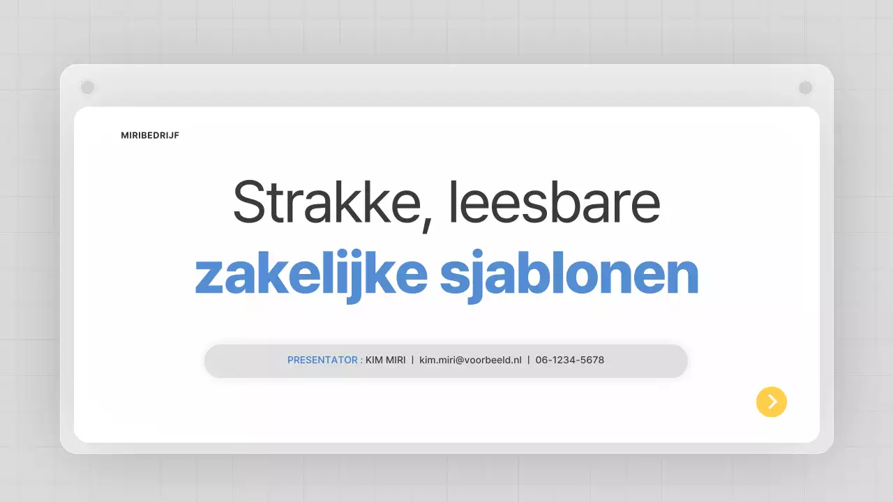 Een grijs, schoon bedrijfsplan