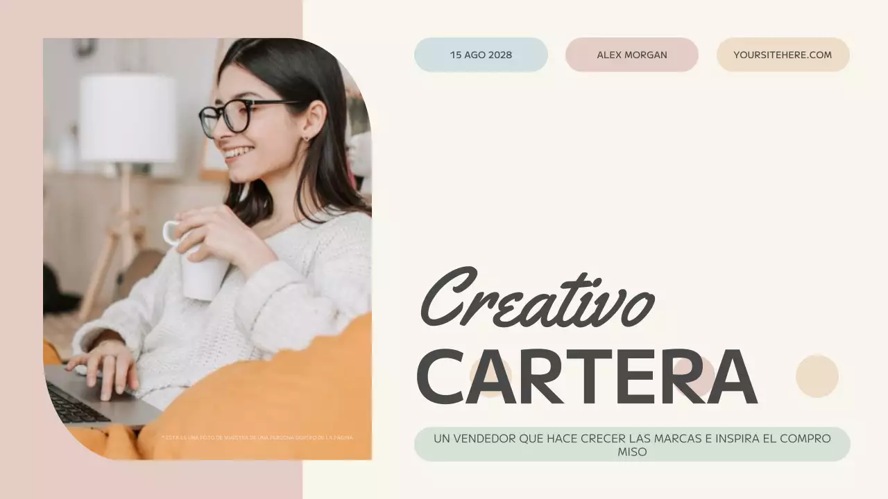 beige cartera creativa abstracta