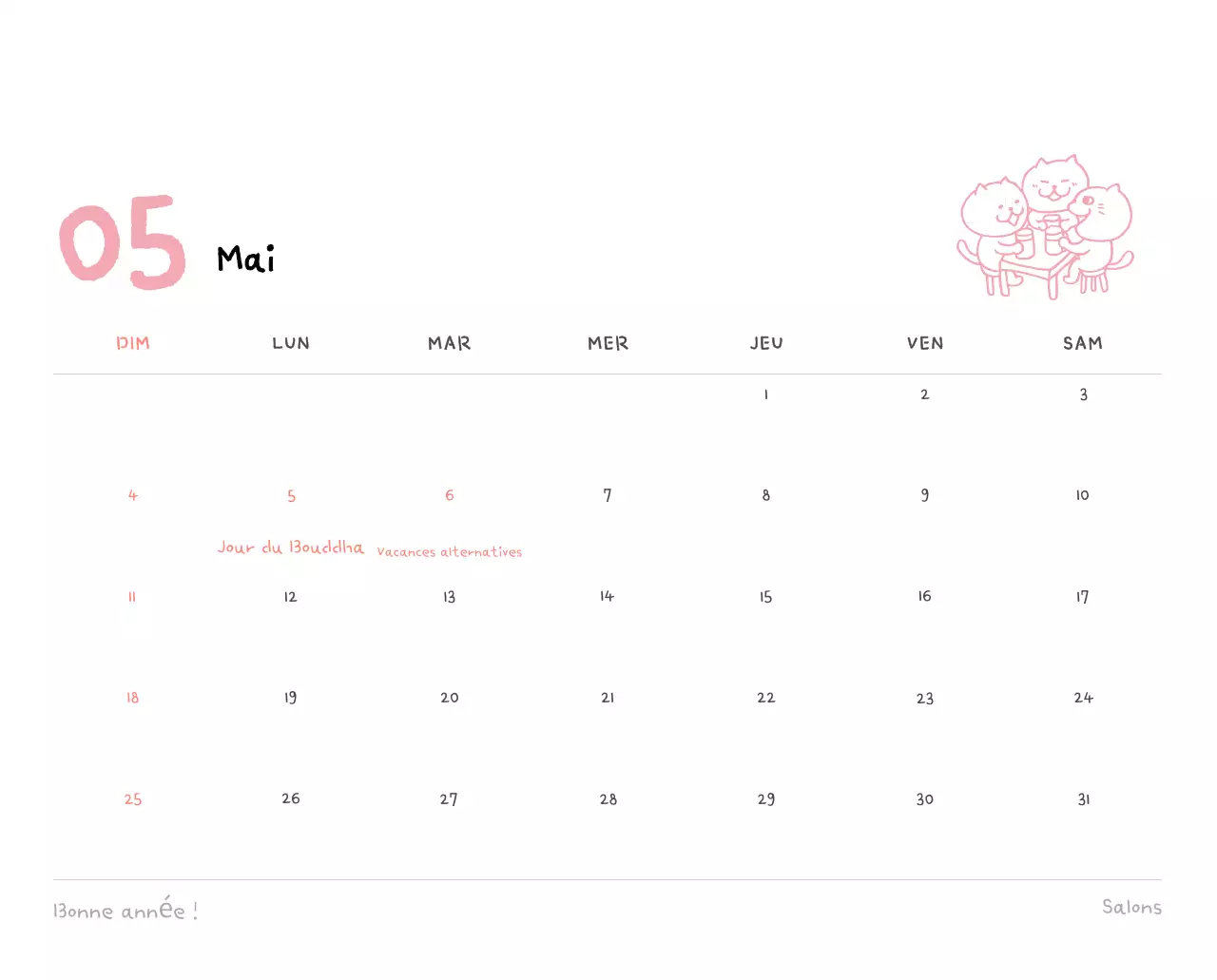 Calendrier journalier en ivoire