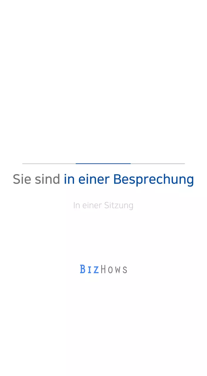 Blauer minimalistischer Kalender