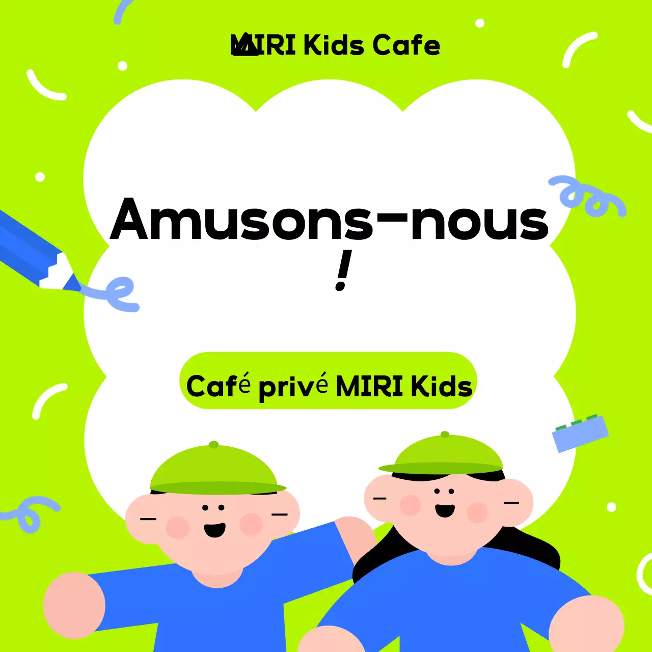 Promotion de cafés pour enfants pour le Nouvel An