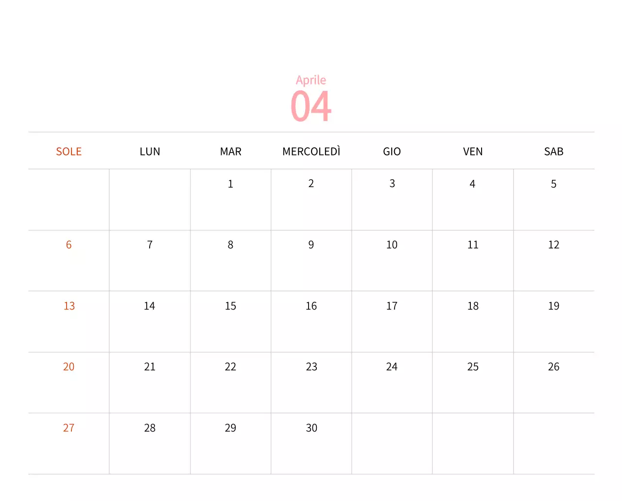 Calendario di Capodanno con una calda illustrazione
