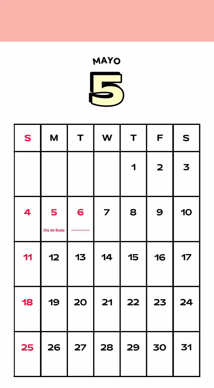 Coloridos calendarios con diversas ilustraciones retro