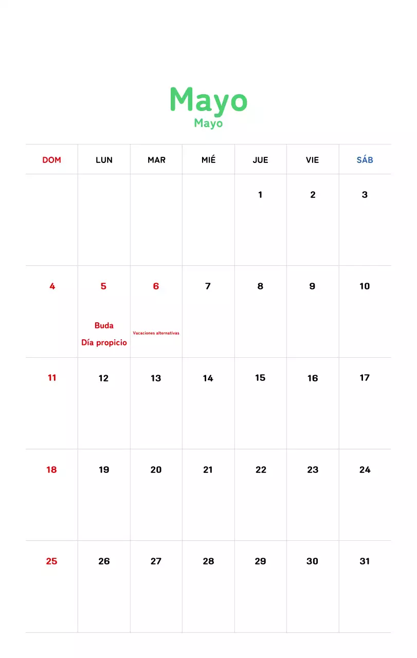 Calendario de Año Nuevo con cálidas ilustraciones