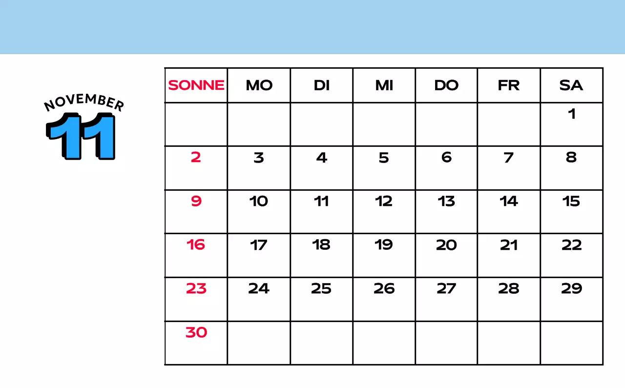 Bunte Kalender mit einer Vielzahl von Retro-Illustrationen