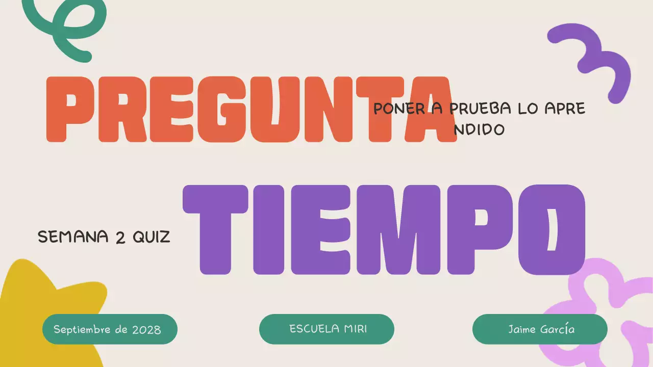 Anuncio de concurso divertido y colorido