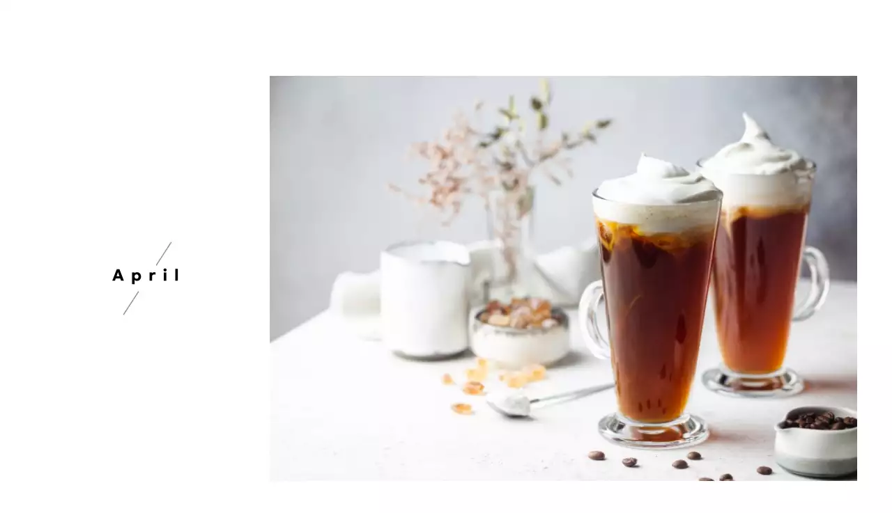 Een wit en bruin sentimenteel café