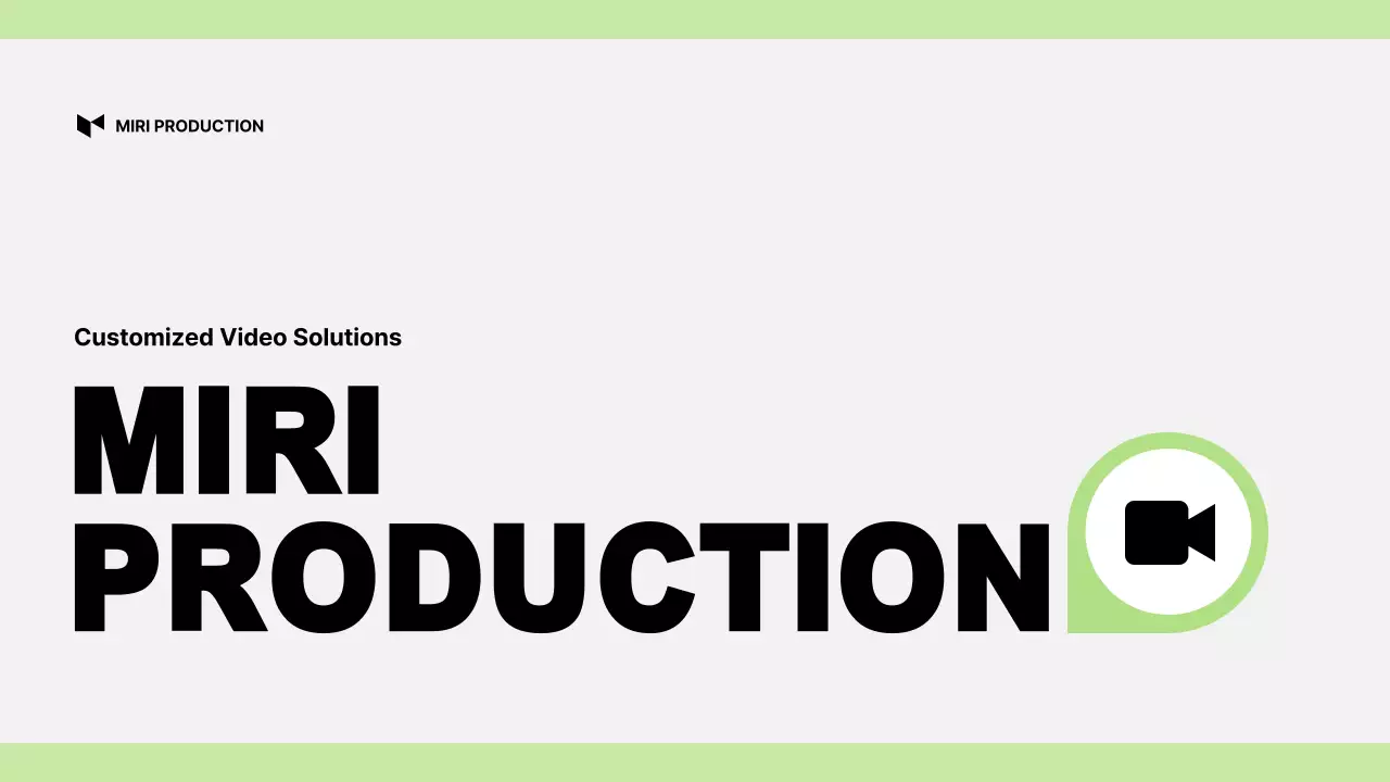 Apresentação de vídeo verde moderno