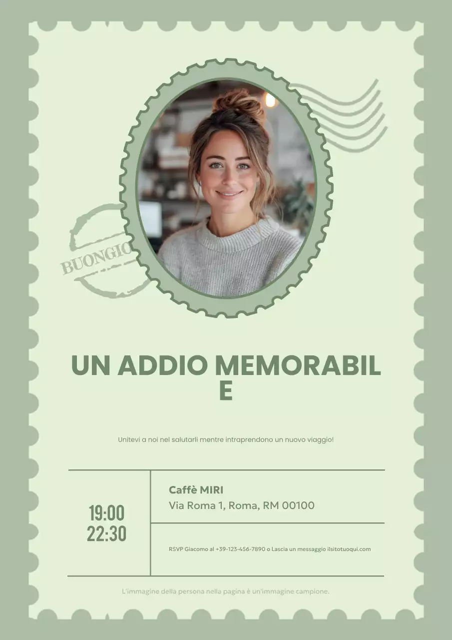 invito al commiato moderno di sage