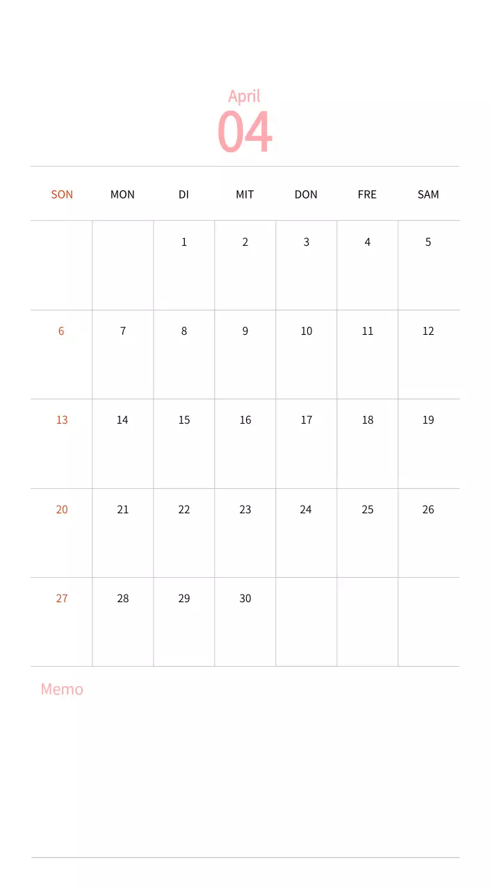 Stempelillustrationen mit einem warmen Konzept