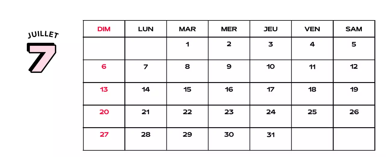 Calendriers colorés avec une variété d'illustrations rétro