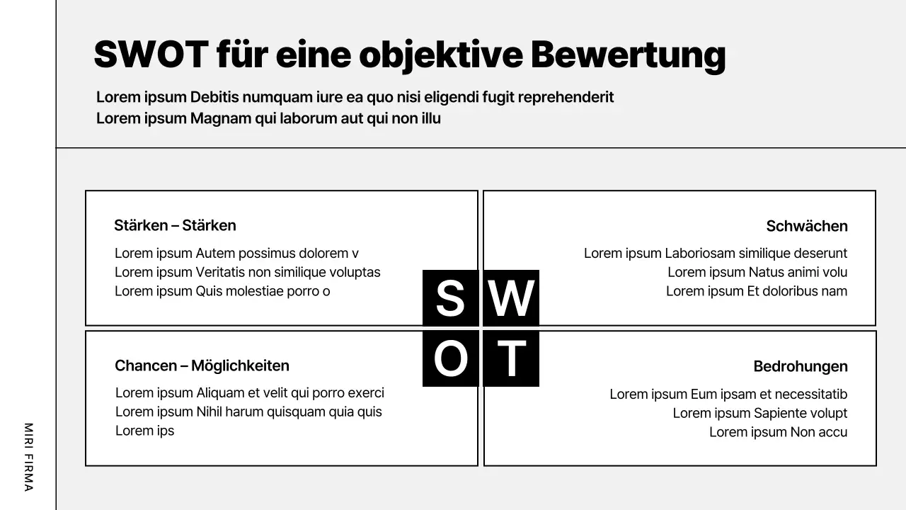 Grauer moderner Businessplan