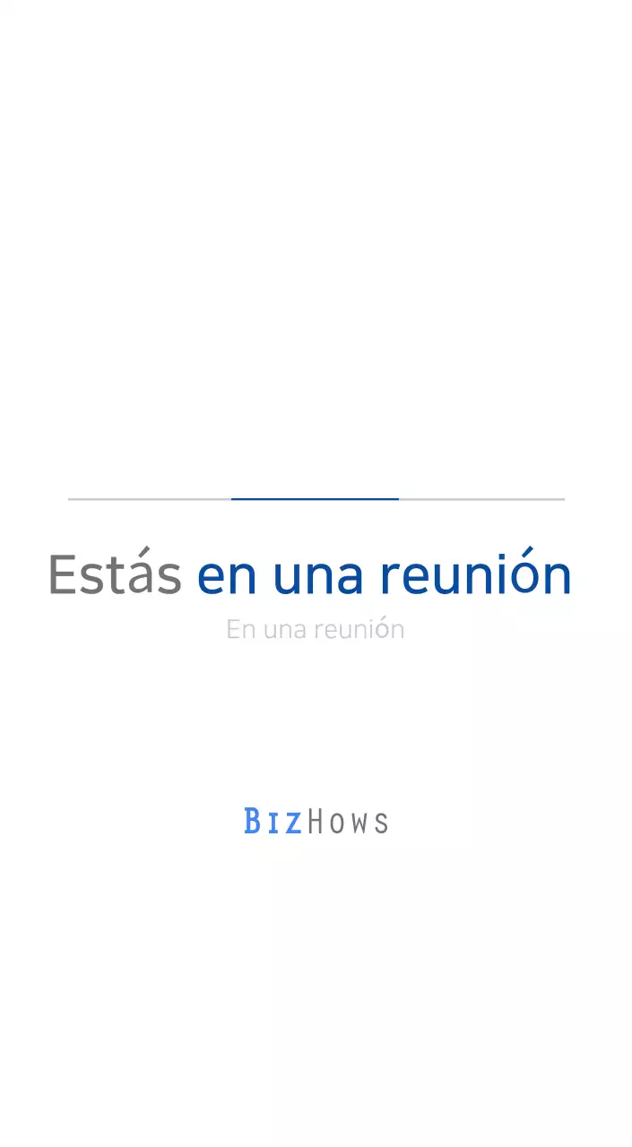 Calendario minimalista azul