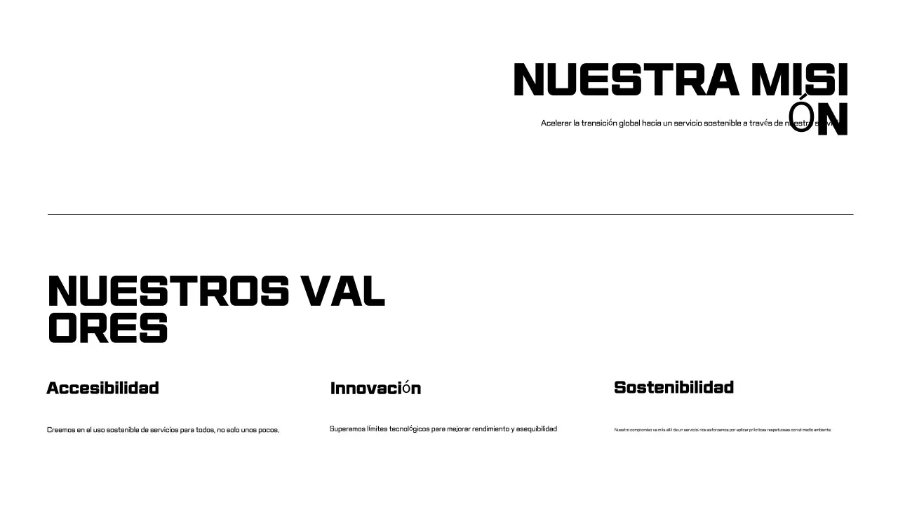 Presentaciones en blanco y negro para la incorporación de empleados