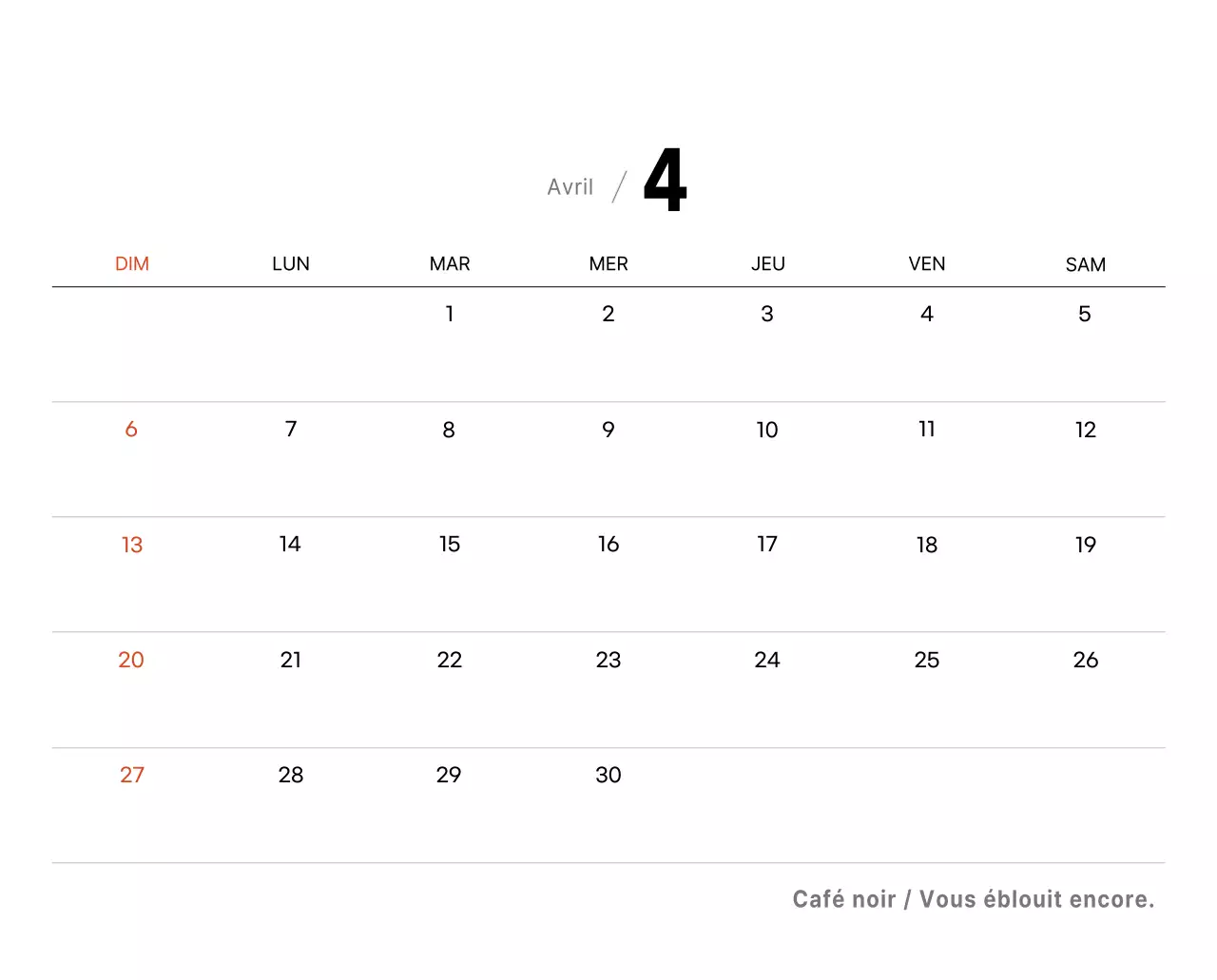 Un café sentimental blanc et brun