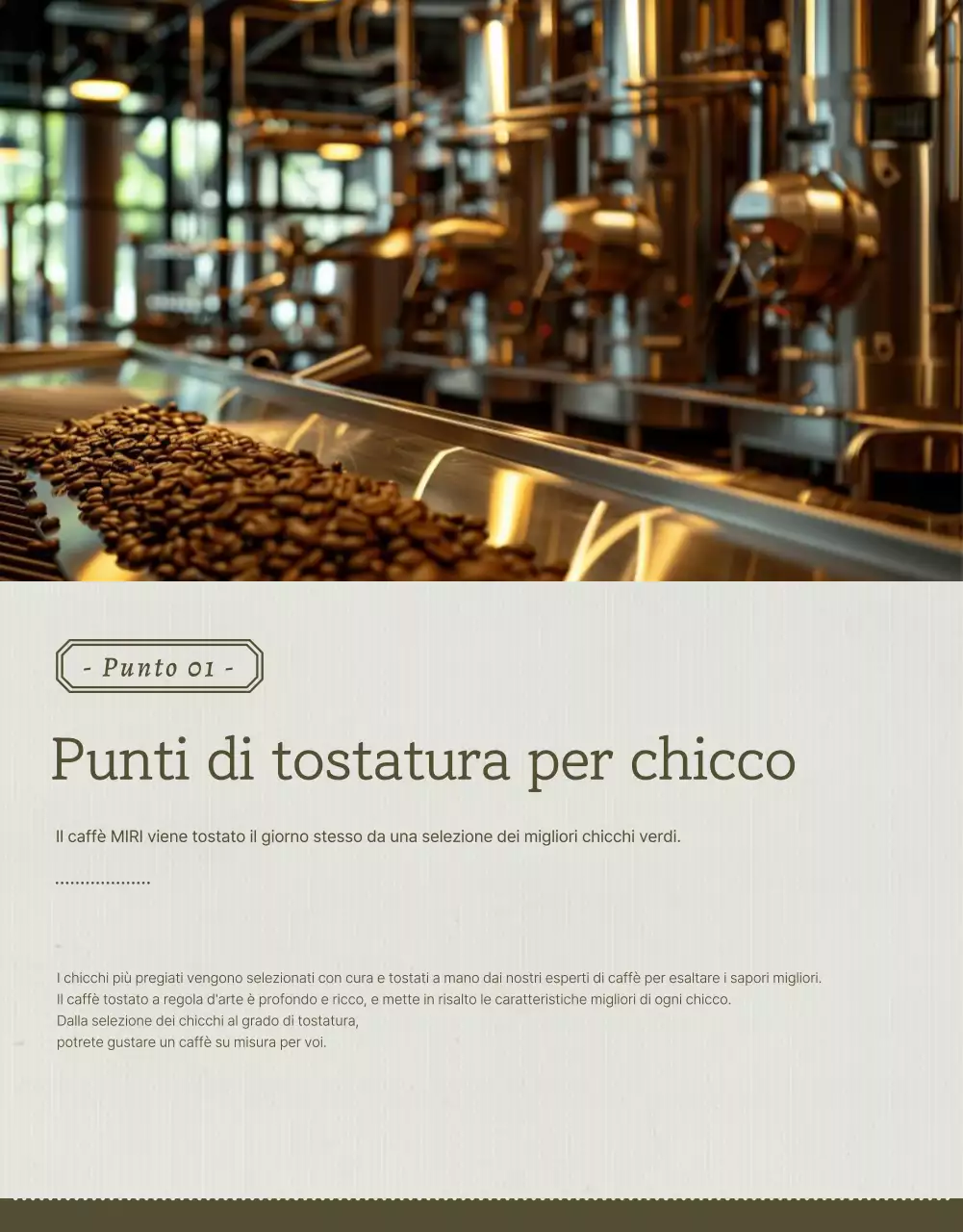 Promuovere la vendita di chicchi di caffè vintage in azzurro e marrone