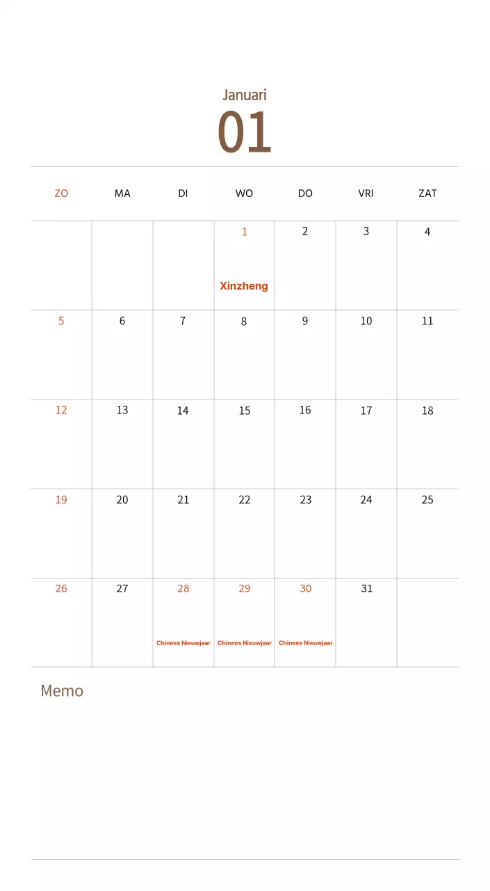 Stempelillustraties met een warm concept