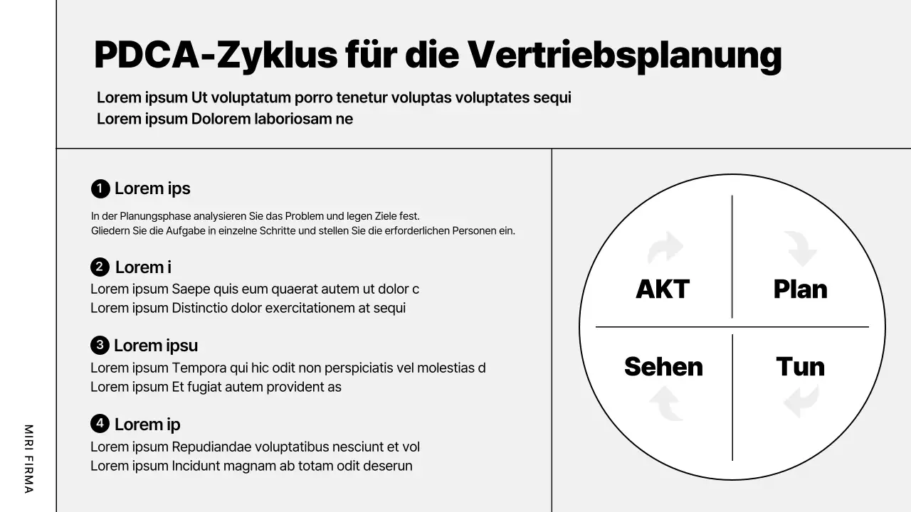Grauer moderner Businessplan