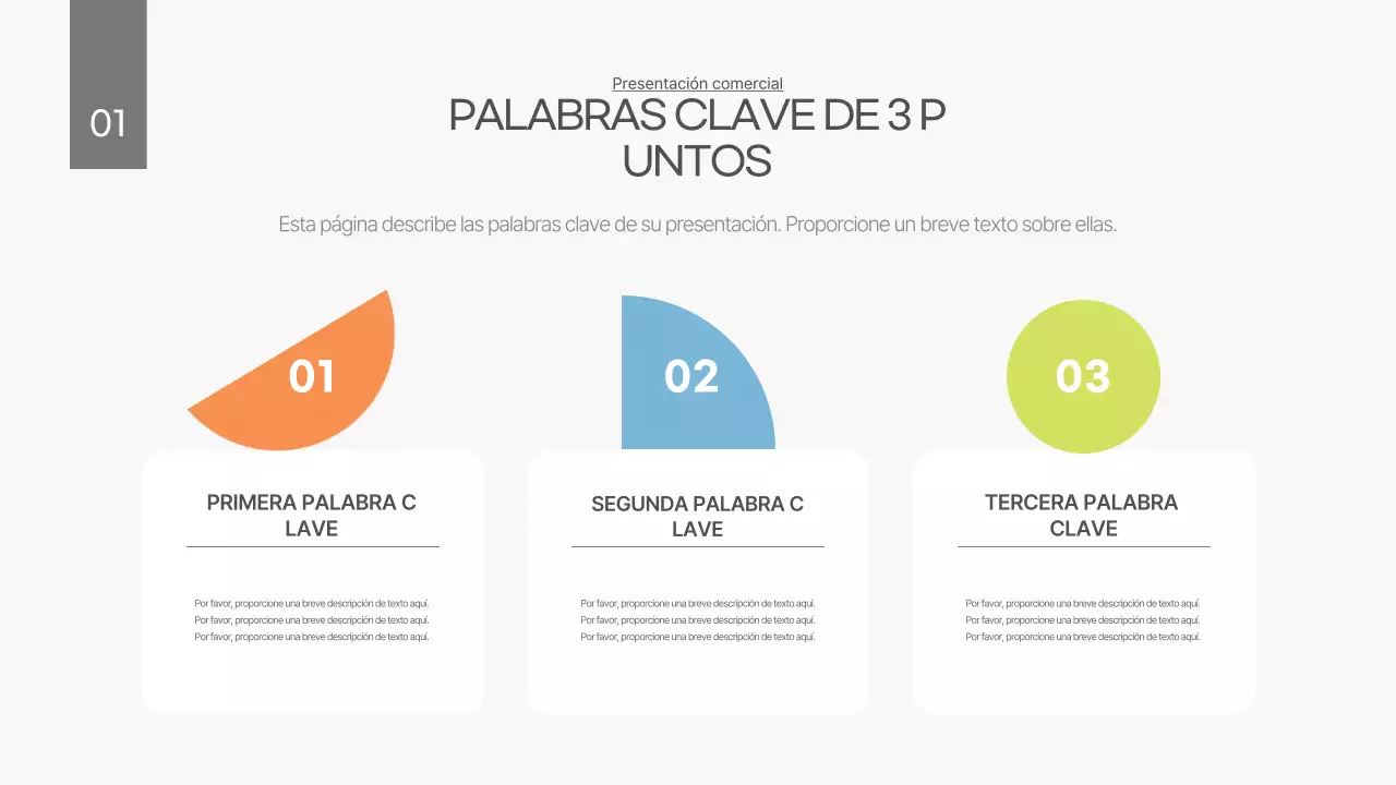 Un plan de empresa blanco y limpio