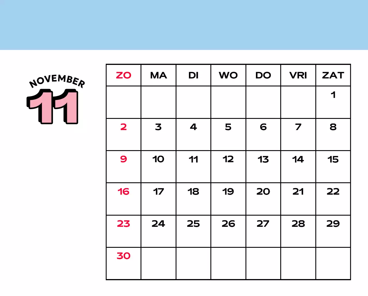 Kleurrijke kalenders met verschillende retro-illustraties