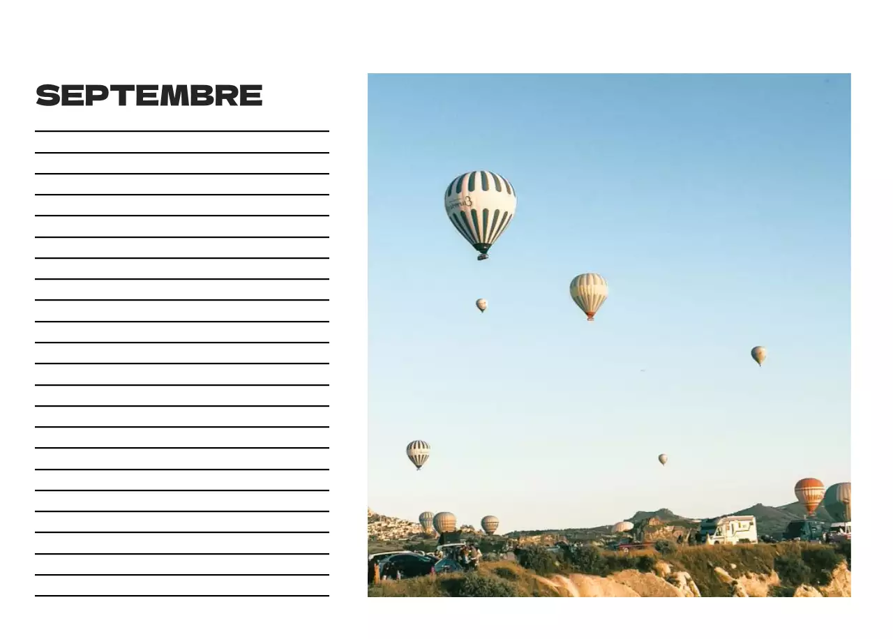 Calendrier de nettoyage des photos du ciel